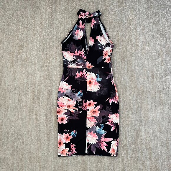 3 for $6 Floral Bodycon Cocktail Summer Sleeveless Dress S - Picture 4 of 10